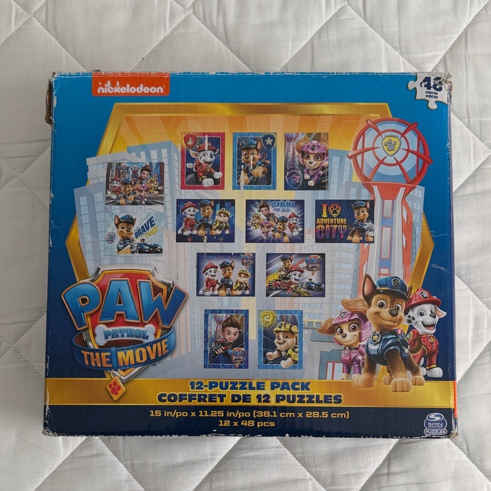 Nickelodeon PAW Patrol 10 Puzzle Pack - Blue